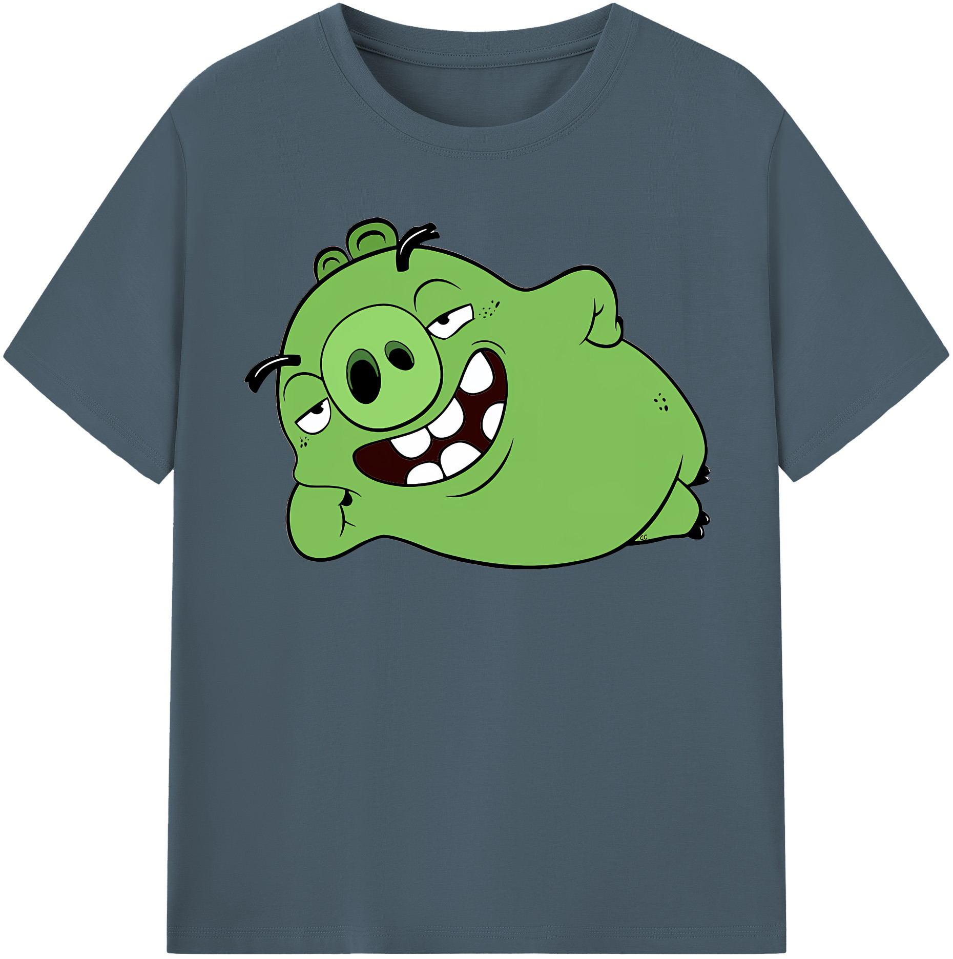 （画像用） Angry Birds アングリーバード 綿100％半袖Tシャツ（フロントプリント）